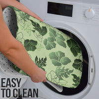 Vesuvian Green Aloha Hawaii Hibiscus Orchid Seamless Bathroom Set