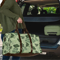 Vesuvian Green Aloha Hawaii Hibiscus Orchid Seamless Travel Bag
