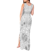 personalised-samoa-white-sunday-tank-maxi-dress-manuia-le-aso-sa-o-tamaiti-polynesian-plumeria
