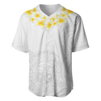 Samoa White Sunday Baseball Jersey Lotu Tamaiti 2023 With Coat Of Arms LT14 White - Polynesian Pride