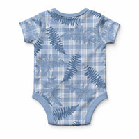 Blue Palaka Hawaii Palapalai Baby Onesie Hawaiian Fern
