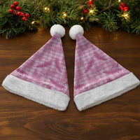Purple Palaka Hawaii Palapalai Christmas Santa Hat Hawaiian Fern - Polynesian Pride
