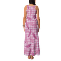 Purple Palaka Hawaii Palapalai Family Matching Tank Maxi Dress and Hawaiian Shirt Hawaiian Fern LT14 - Polynesian Pride