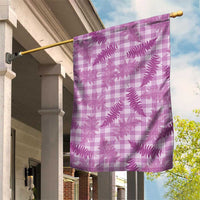 Pink Palaka Hawaii Palapalai Garden Flag Hawaiian Fern - Polynesian Pride