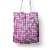 Pink Palaka Hawaii Palapalai Tote Bag Hawaiian Fern LT14 - Polynesian Pride