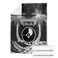 FSM Yap Day Blanket 2025 Wa'ab Micronesia Black Color