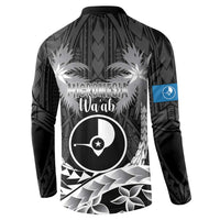 FSM Yap Day Button Sweatshirt 2025 Wa'ab Micronesia Black Color