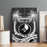 FSM Yap Day Canvas Wall Art 2025 Wa'ab Micronesia Black Color