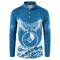 FSM Yap Day Button Sweatshirt 2025 Wa'ab Micronesia Flag Color