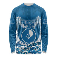 FSM Yap Day Long Sleeve Shirt 2025 Wa'ab Micronesia Flag Color