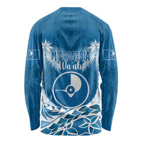 FSM Yap Day Long Sleeve Shirt 2025 Wa'ab Micronesia Flag Color