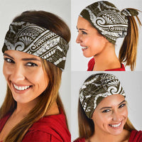 Aloha Hawaii Kalo Pikake Lei Neck Gaiter Chest Tattoo Gold Hawaiian Pattern
