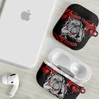 Personalised Aotearoa Bulldog AirPods Case NZ Maori Tattoo - Polynesian Pride