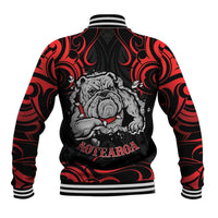 Personalised Aotearoa Bulldog Baseball Jacket NZ Maori Tattoo
