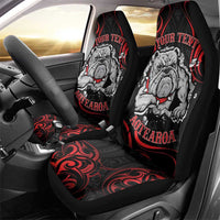 Personalised Aotearoa Bulldog Car Seat Cover NZ Maori Tattoo