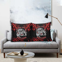 Personalised Aotearoa Bulldog Pillow Cover NZ Maori Tattoo - Polynesian Pride