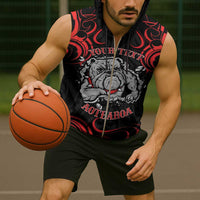 Aotearoa Bulldog Sleeveless Zip Hoodie NZ Maori Tattoo - Polynesian Pride