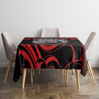 Personalised Aotearoa Bulldog Tablecloth NZ Maori Tattoo