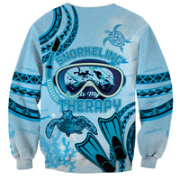 Hawaii Sea Turtle Snorkeling Is My Therapy Sweatshirt