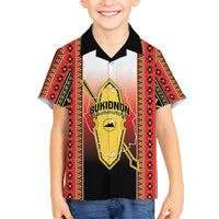 Personalised Bukidnon Philippines Family Matching Off Shoulder Short Dress and Hawaiian Shirt The Food Basket of Region X