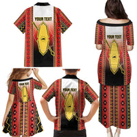 Personalised Bukidnon Philippines Family Matching Puletasi and Hawaiian Shirt The Food Basket of Region X