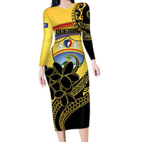 Quezon Province Long Sleeve Bodycon Dress Cocolandia Philippines Turtle