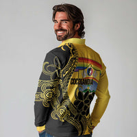 Quezon Province Long Sleeve Polo Shirt Cocolandia Philippines Turtle