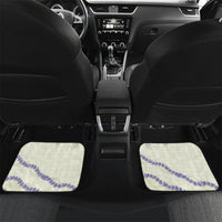 Hawaii Honohono Palaka Motifs Car Mats Hawaiian Orchid Lei