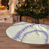 Hawaii Honohono Palaka Motifs Tree Skirt Hawaiian Orchid Lei LT14 - Polynesian Pride