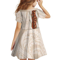 Aloha Hawaii Mikioi Lei Family Matching Off Shoulder Maxi Dress and Hawaiian Shirt Cattail Red Tropical Flower Pattern - Polynesian Pride