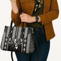 Mabuhay Philippines Festival Leather Bag Filipino Map Black White Igorot Pattern LT14 - Polynesian Pride
