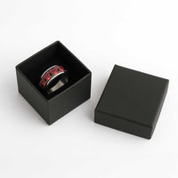 New Zealand Hei Tiki Motif Classic Ring - Polynesian Pride