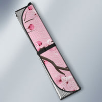 Koi Fish Sakura Japan Auto Sun Shade Eternal Flow Cherry Blossom Seigaiha Pattern