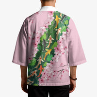 Koi Fish Sakura Japan Kimono Eternal Flow Cherry Blossom Seigaiha Pattern