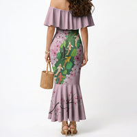 Koi Fish Sakura Japan Mermaid Dress Eternal Flow Cherry Blossom Seigaiha Pattern