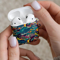 Japan Koinobori AirPods Case Japanese Koi Flag Waves Pattern