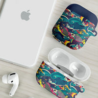 Japan Koinobori AirPods Case Japanese Koi Flag Waves Pattern