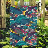 Japan Koinobori Garden Flag Japanese Koi Flag Waves Pattern