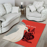 Custom Nouvelle-Caledonie Football Area Rug Allez Les Cagous Simple Style