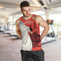 Custom Nouvelle-Caledonie Football Men Tank Top Allez Les Cagous Simple Style