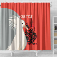 Custom Nouvelle-Caledonie Football Shower Curtain Allez Les Cagous Simple Style