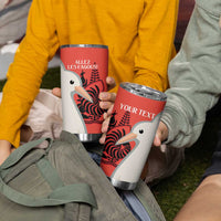 Custom Nouvelle-Caledonie Football Tumbler Cup Allez Les Cagous Simple Style