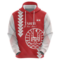 Custom Tahiti Football Zip Hoodie Go Toa Aito