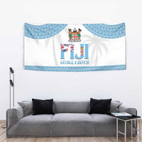Custom Fiji Tapa Football Tapestry Go Bula Boy!