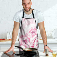 Pink White Polynesia Floral Sea Turtle Apron - Polynesian Pride
