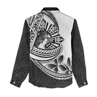 Philippines Eagle Sun Women Casual Shirt Filipino Agila Polynesian Tattoo Black Color