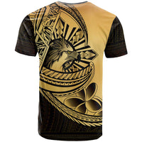 Philippines Eagle Sun T Shirt Filipino Agila Polynesian Tattoo Gold Color