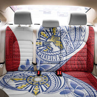 Philippines Eagle Sun Back Car Seat Cover Filipino Agila Polynesian Tattoo Flag Color