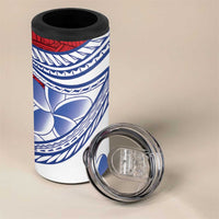 Philippines Eagle Sun 4 in 1 Can Cooler Tumbler Filipino Agila Polynesian Tattoo Flag Color