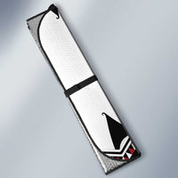 Personalised Aotearoa Bulldog Auto Sun Shade New Zealand Maori Taniko Art - Polynesian Pride